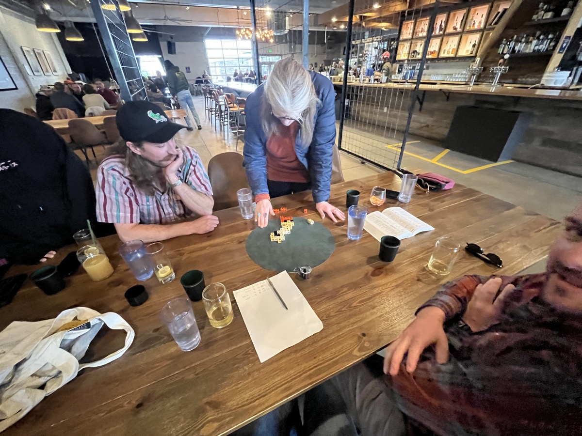 04.18.25 playtest with Linda, Kyle, Nick and Hallie.